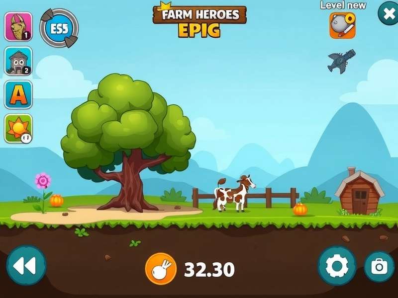 Farm Heroes Epic level gameplay